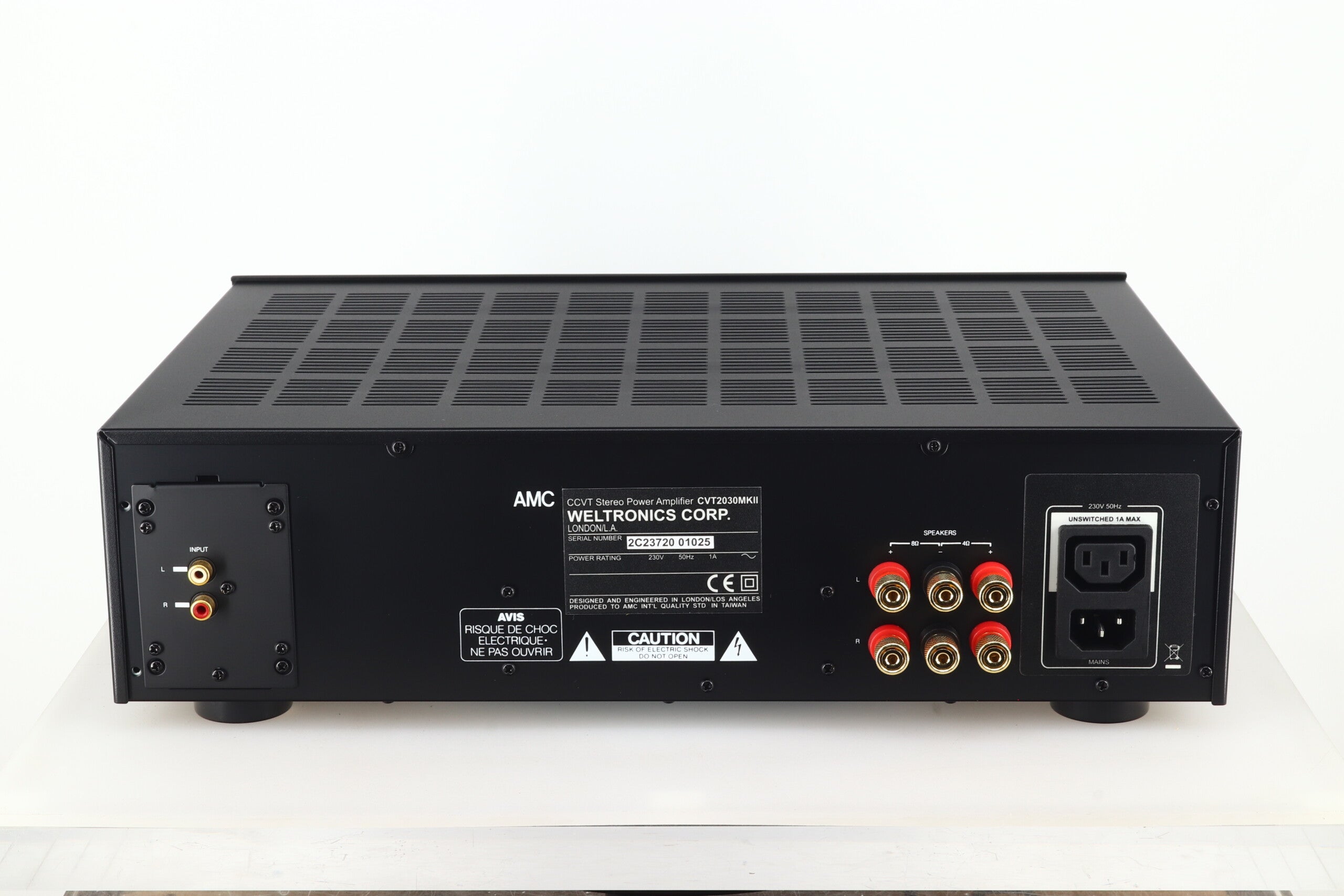 AMC CVT2030 MKII CCVT Stereo Power Amplifier – 2ndhandhifi.co.uk