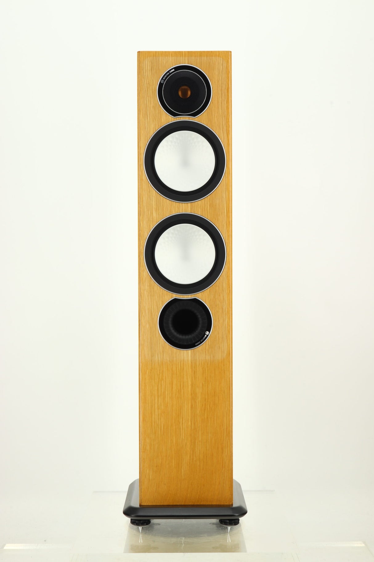 Monitor Audio Silver 6 Floorstanding Speakers - Natural Oak