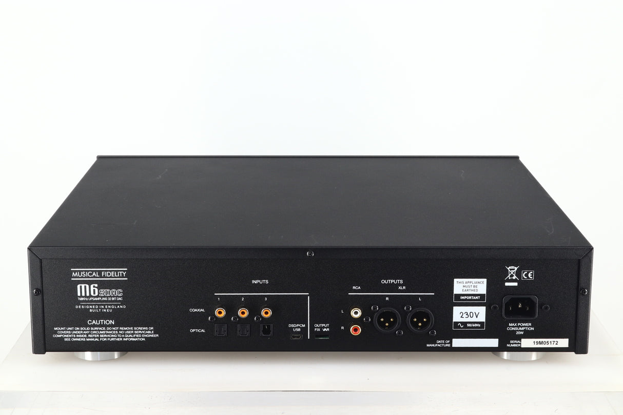 Musical Fidelity M6s DAC Digital Analogue Converter - Black