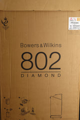 B&W 802 Diamond Floorstanding Speakers - Cherry