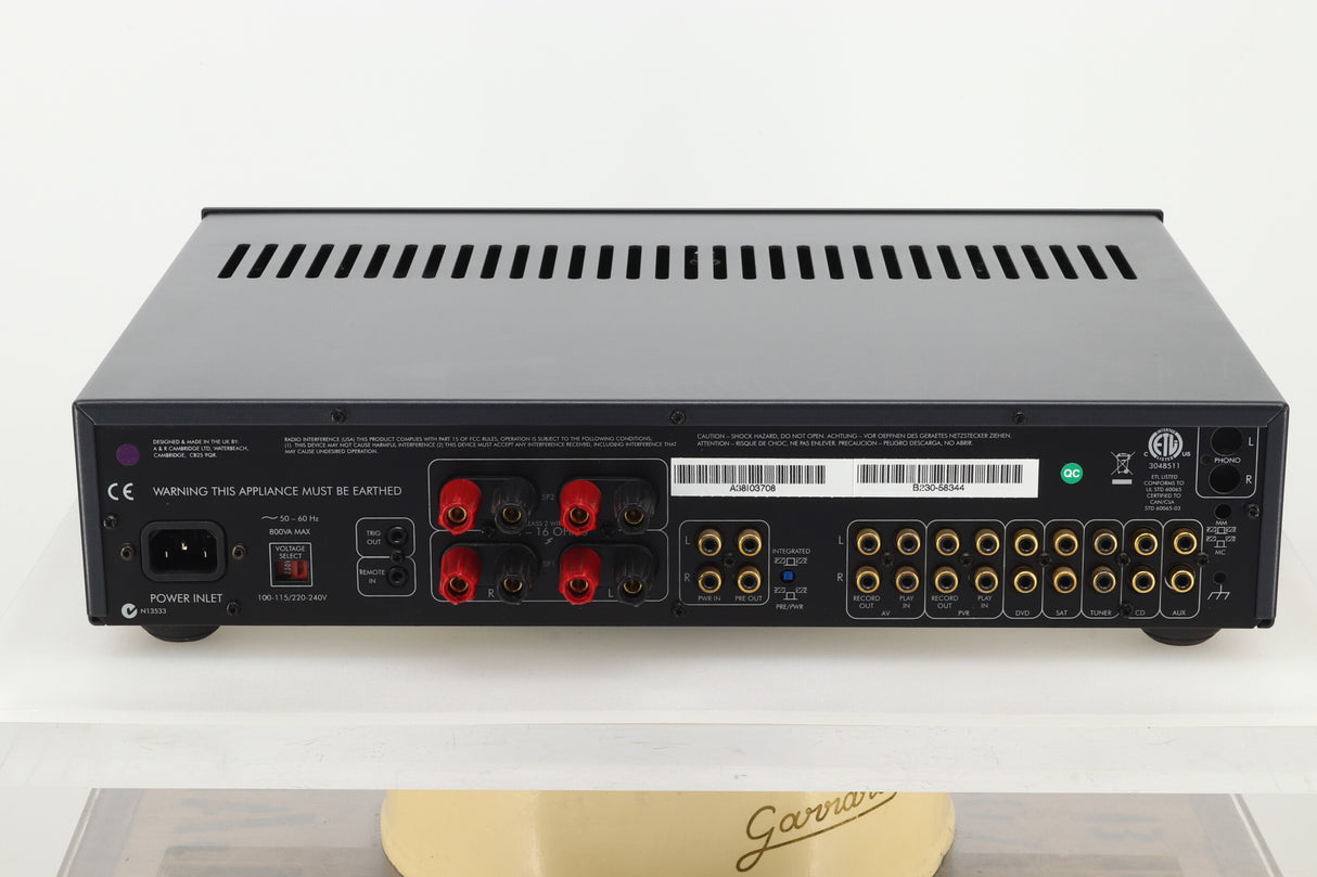 Arcam FMJ A38 Integrated Amplifier - Black