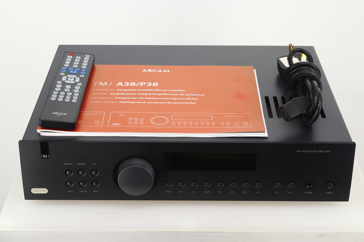 Arcam FMJ A38 Integrated Amplifier - Black
