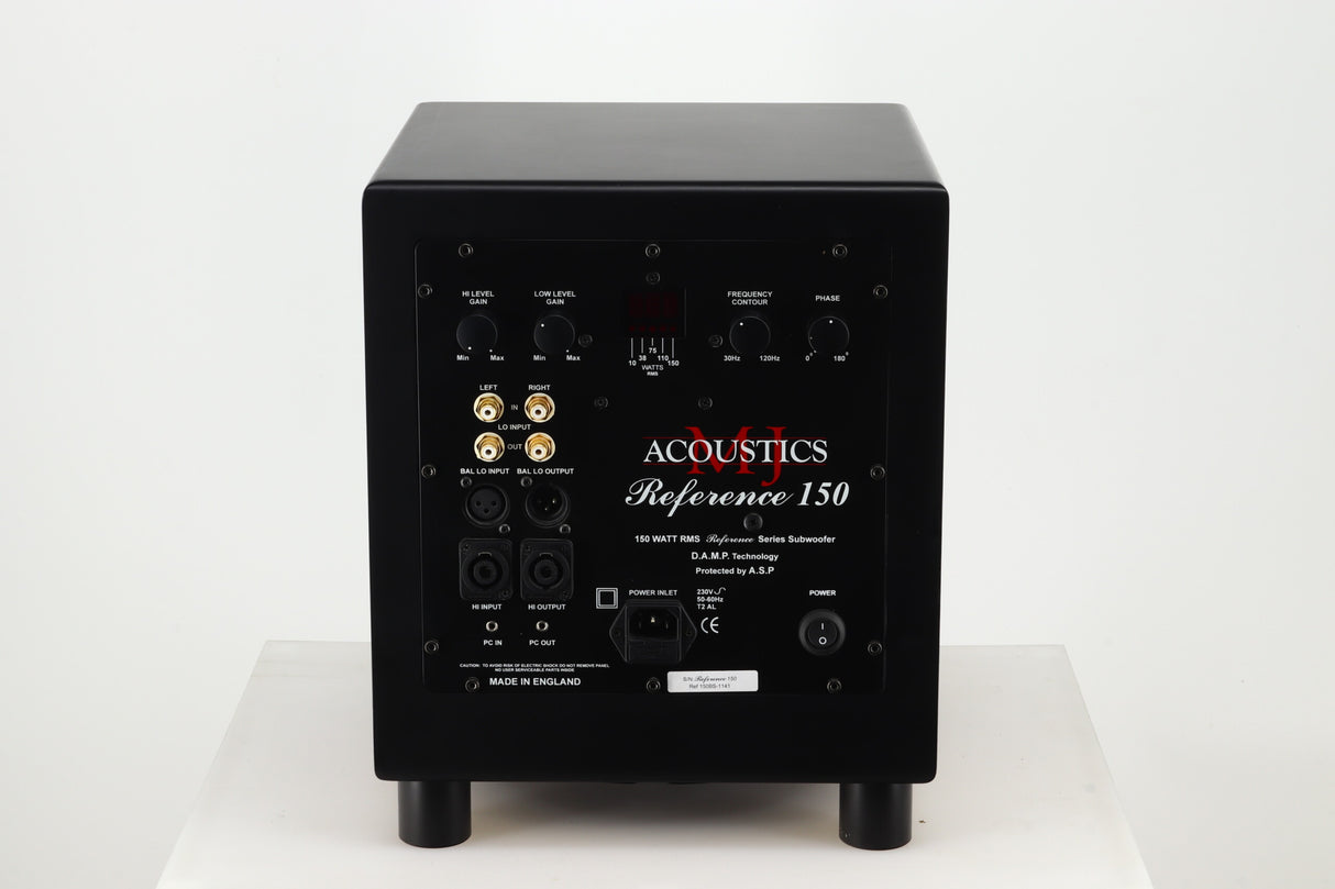 MJ Acoustics Reference 150 Subwoofer - Black