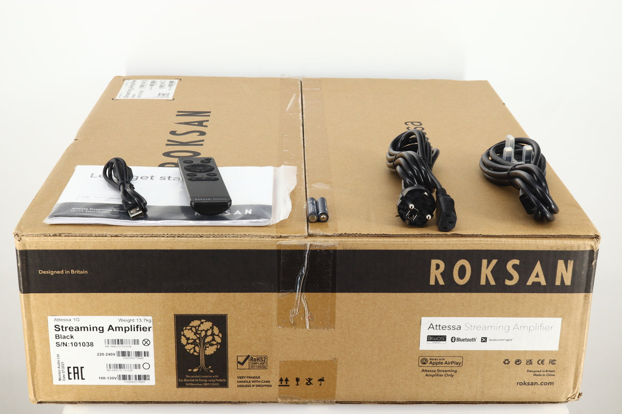 Roksan Attessa Streaming Amplifier - Black