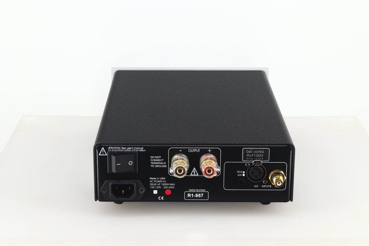 Bel Canto REF1000 Monoblock Power Amplifiers - Silver