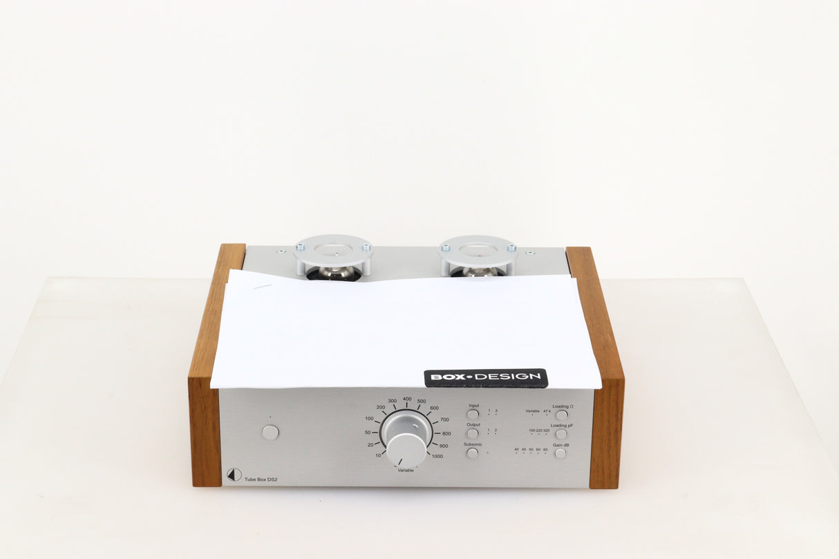 Project Tube Box DS2 Phonostage - Silver / Walnut