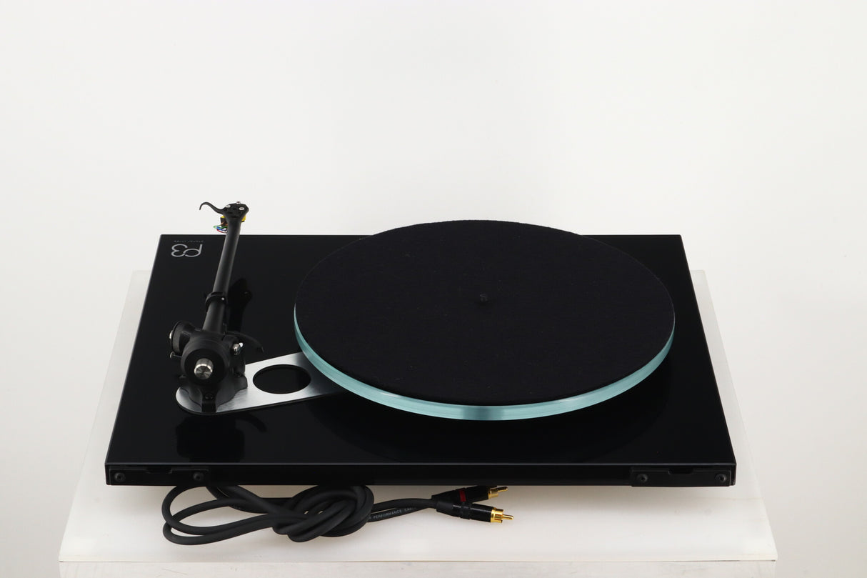 Rega Planar 3 Turntable - Black / Exact Cartridge