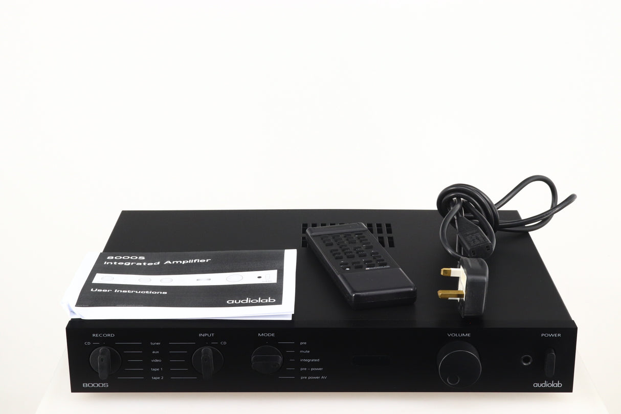 Audiolab 8000S Integrated Amplifier - Black