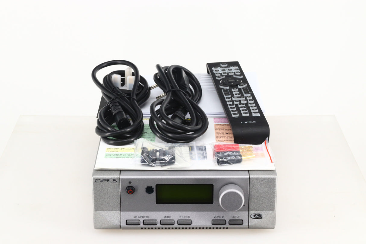 Cyrus 8₂ DAC QX Integrated Amplifier - Quartz Silver