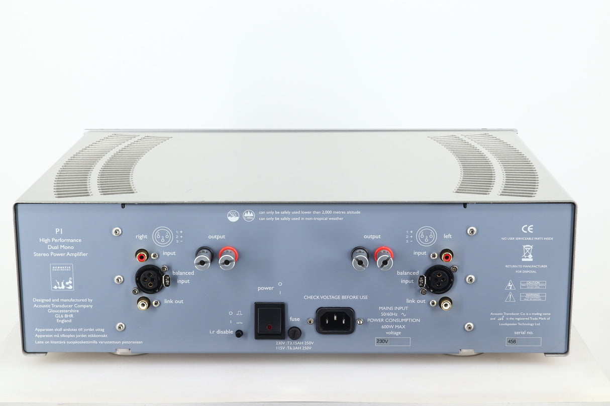 ATC P1 Power Amplifier - Silver