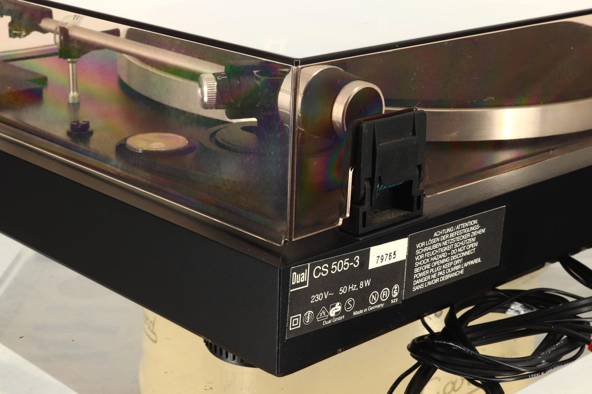 Dual CS 505-3 Turntable