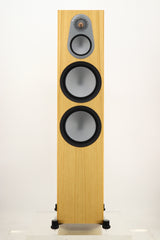 Monitor Audio Silver 500 6G Floorstanding Speakers - Light Oak