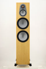 Monitor Audio Silver 500 6G Floorstanding Speakers - Light Oak