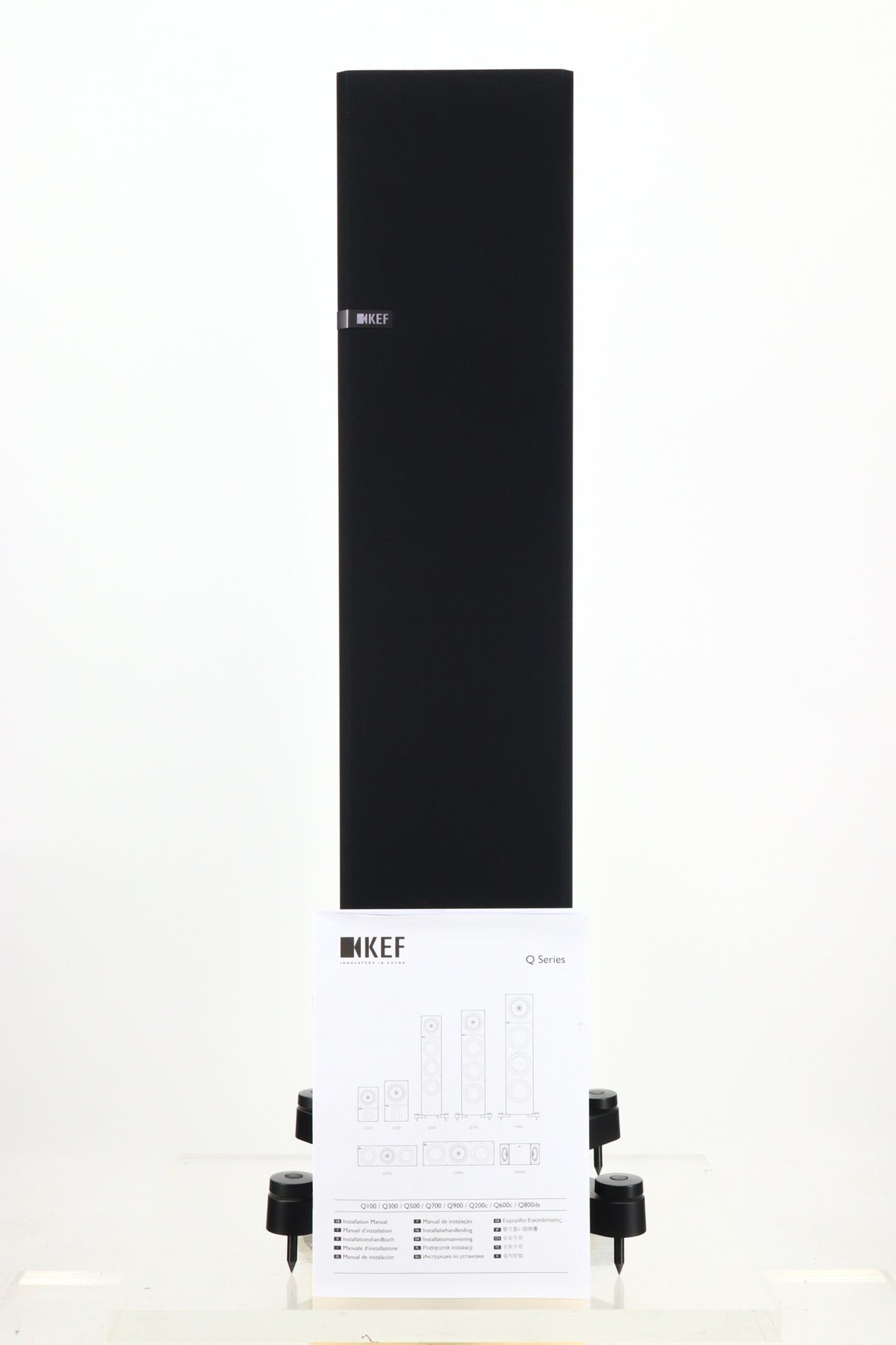 KEF Q500 Floorstanding Speakers - Black Oak
