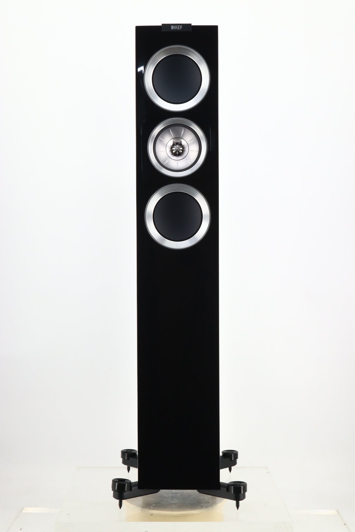 KEF R500 Floorstanding Speakers - Gloss Black