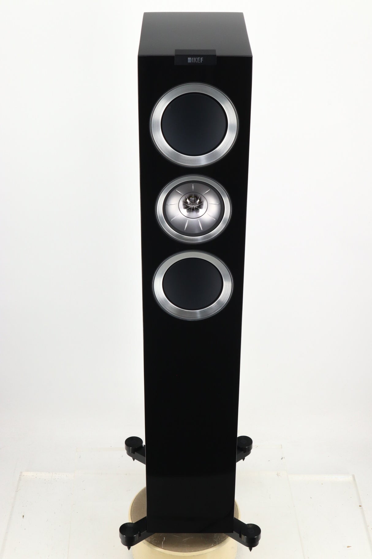 KEF R500 Floorstanding Speakers - Gloss Black