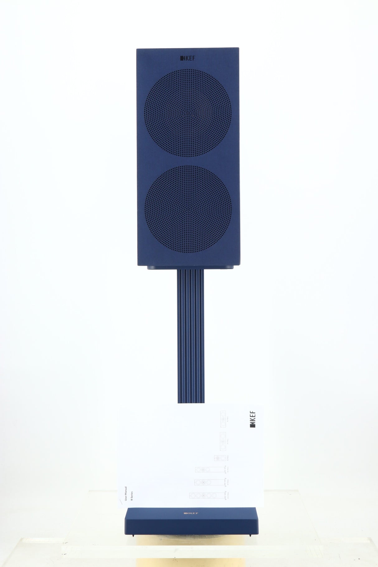 KEF R3 META Standmount Speakers & Stands - Indigo