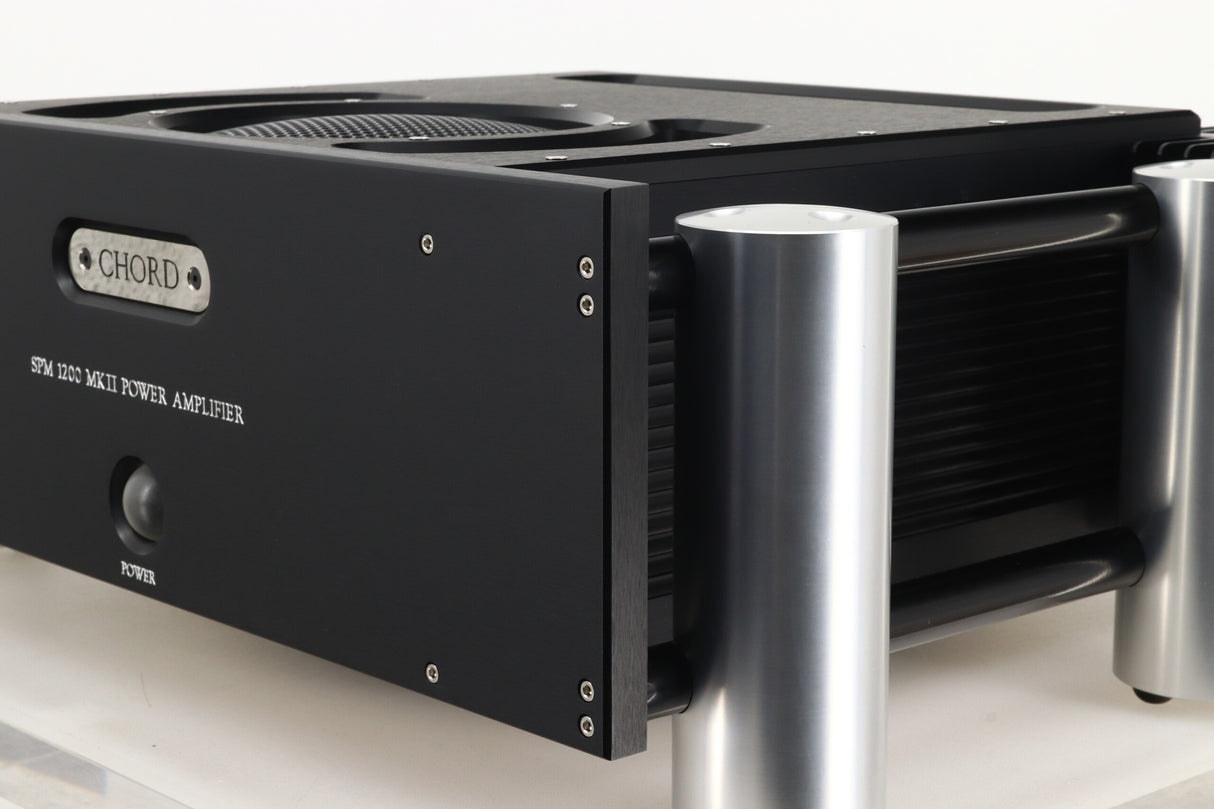 Chord Electronics SPM1200 MkII Power Amplifier - Black / Silver Legs
