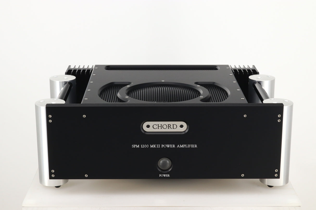 Chord Electronics SPM1200 MkII Power Amplifier - Black / Silver Legs