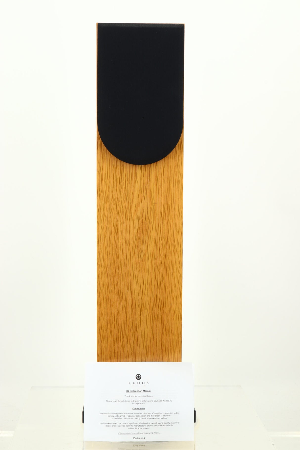 Kudos X2 Floorstanding Speakers - Oak
