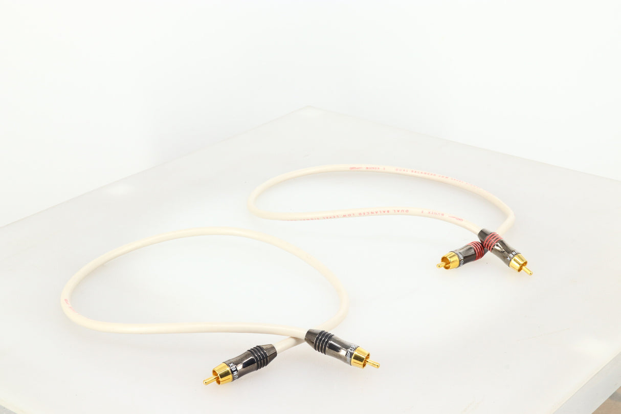 QED Qunex 2 Interconnect Cables RCA-RCA 0.6m Pair