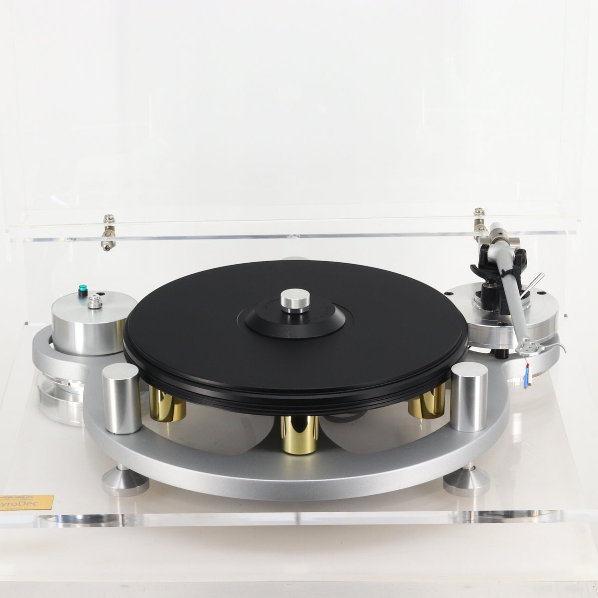 Michell Gyrodec Turntable / Tecnoarm Tonearm - Silver – 2ndhandhifi.co.uk