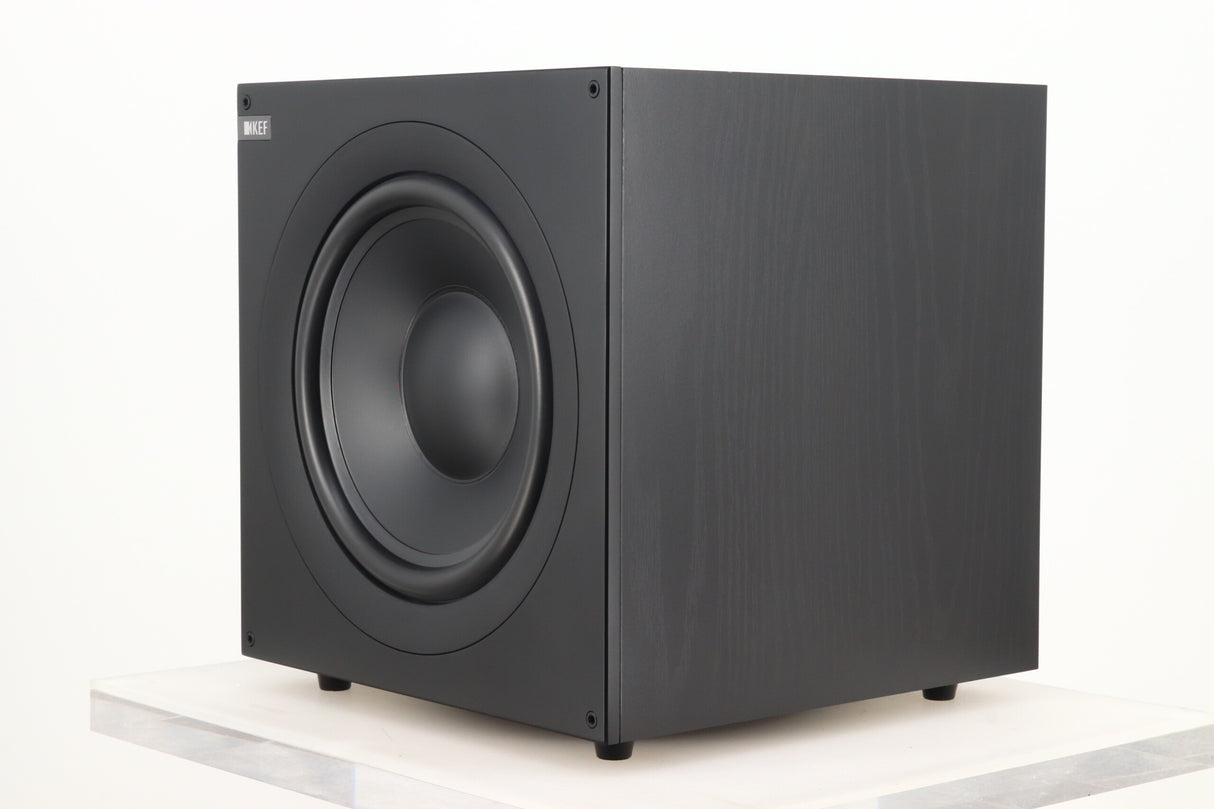 KEF Q400b Subwoofer - Black Oak