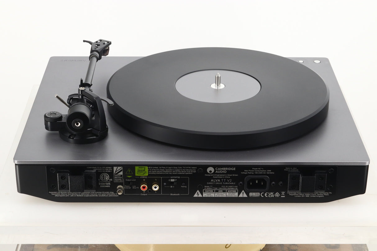 Cambridge Audio Alva TT V2 Turntable - Lunar Grey