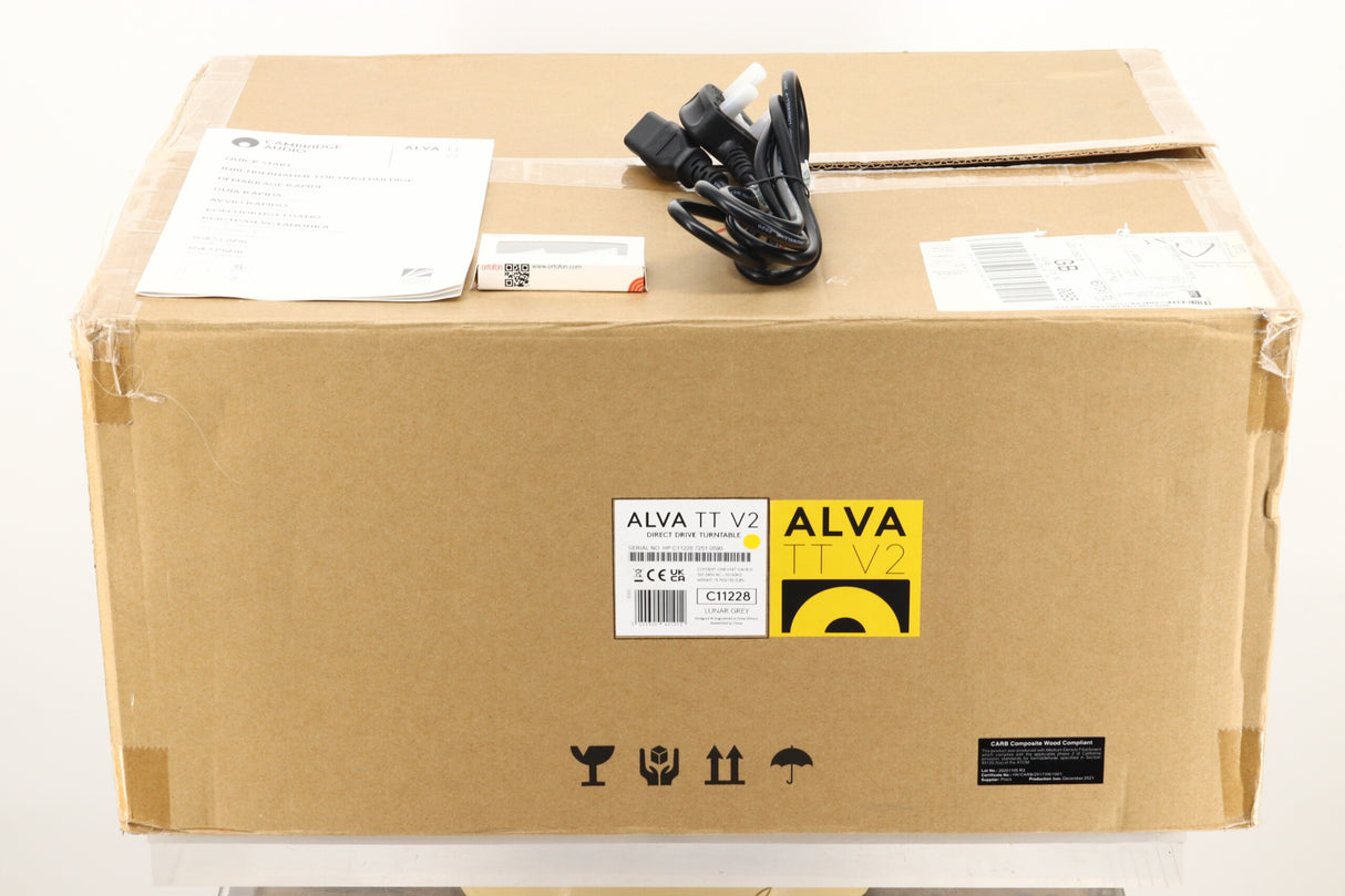 Cambridge Audio Alva TT V2 Turntable - Lunar Grey