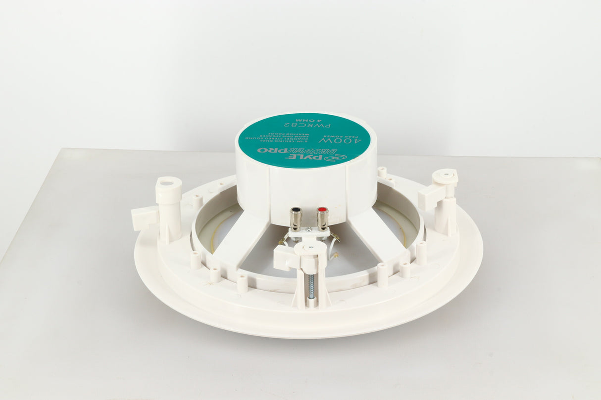 Pyle PWRC82 Dual Channel In-Ceiling/Wall Speaker - White