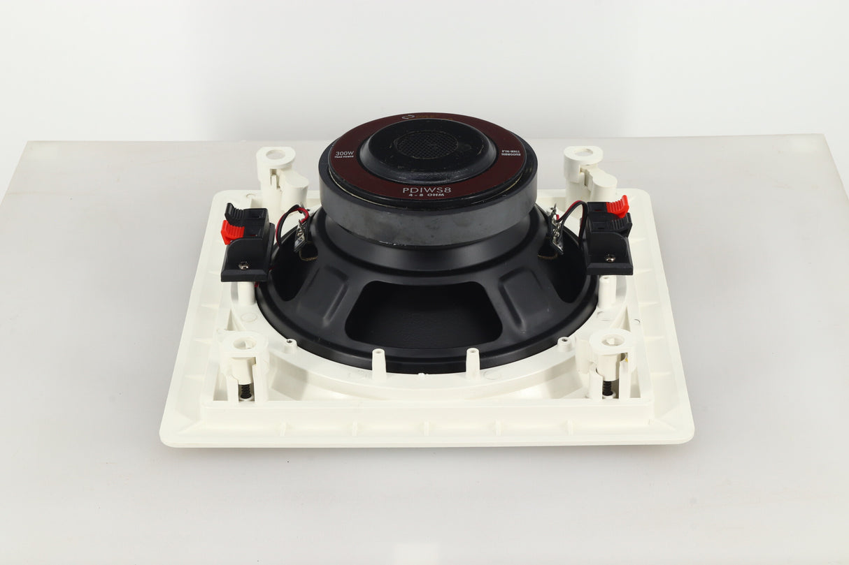 Pyle PDIWS8 In-Ceiling/Wall Subwoofer - White