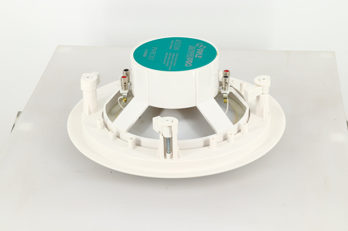 Pyle PWRC82 Dual Channel In-Ceiling/Wall Speaker - White