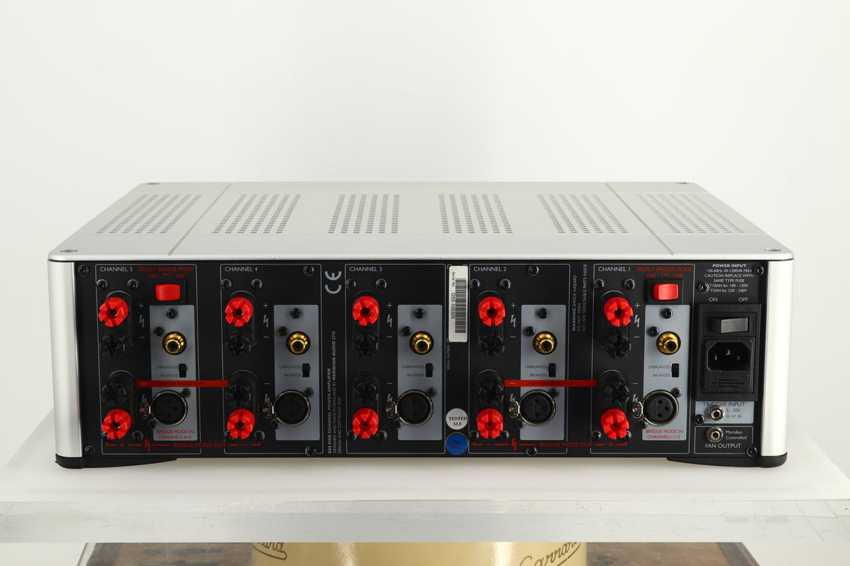 Meridian G55 Power Amplifier - Silver