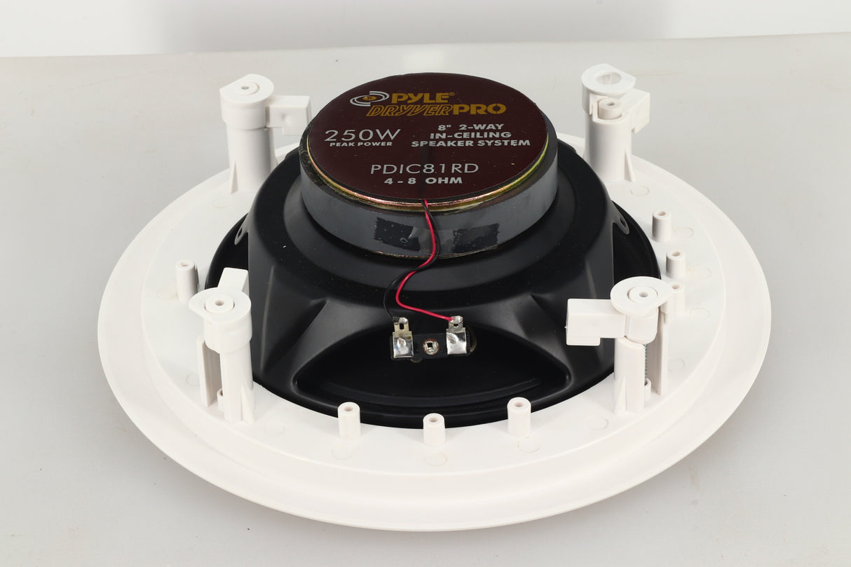 Pyle PDIC81RD In-Ceiling/Wall Speaker - White