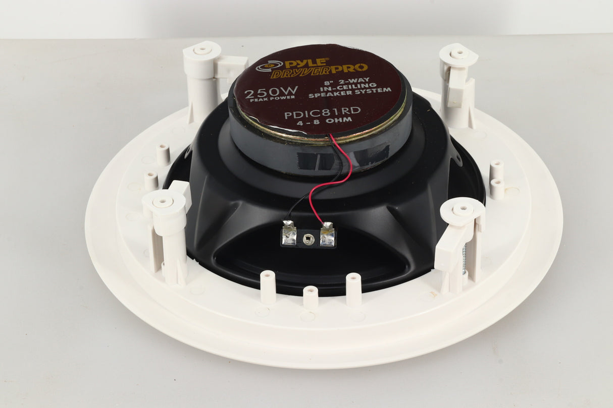 Pyle PDIC81RD In-Ceiling/Wall Speaker - White