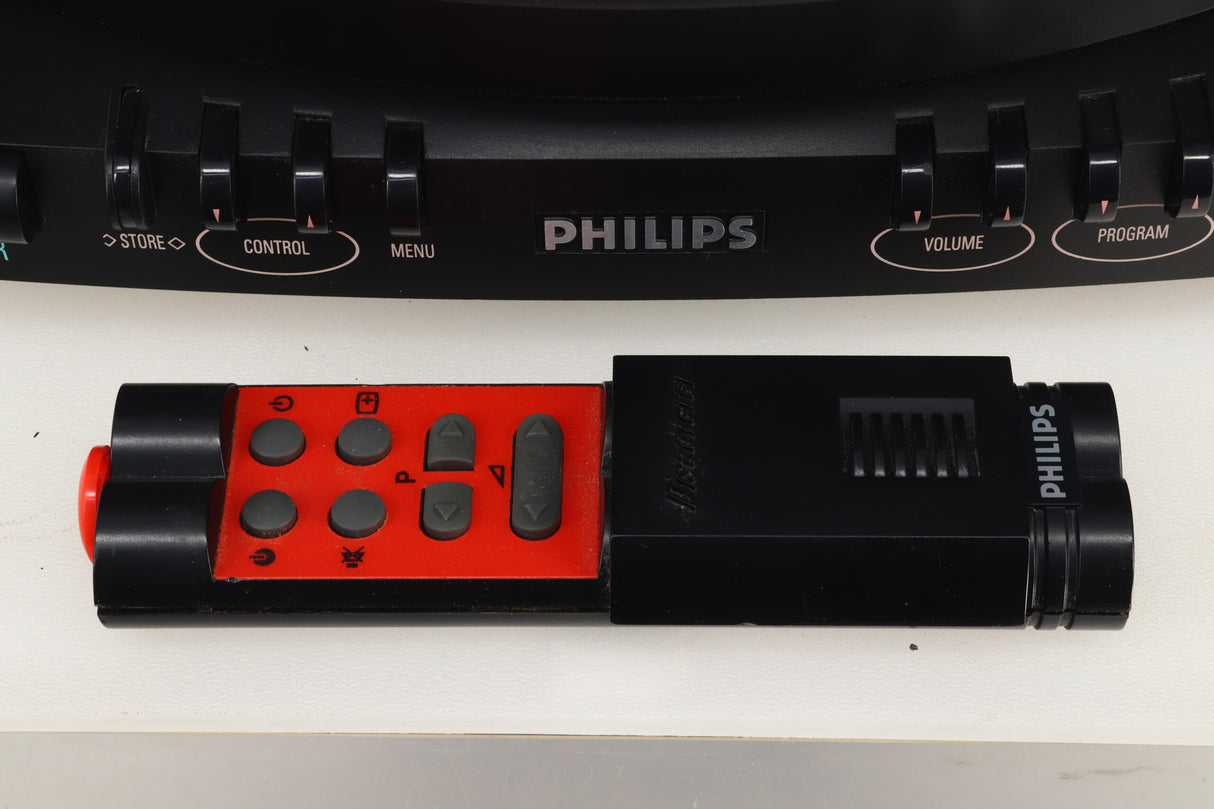 Philips GR1AX Discoverer “Space Helmet” Television – Red/Black