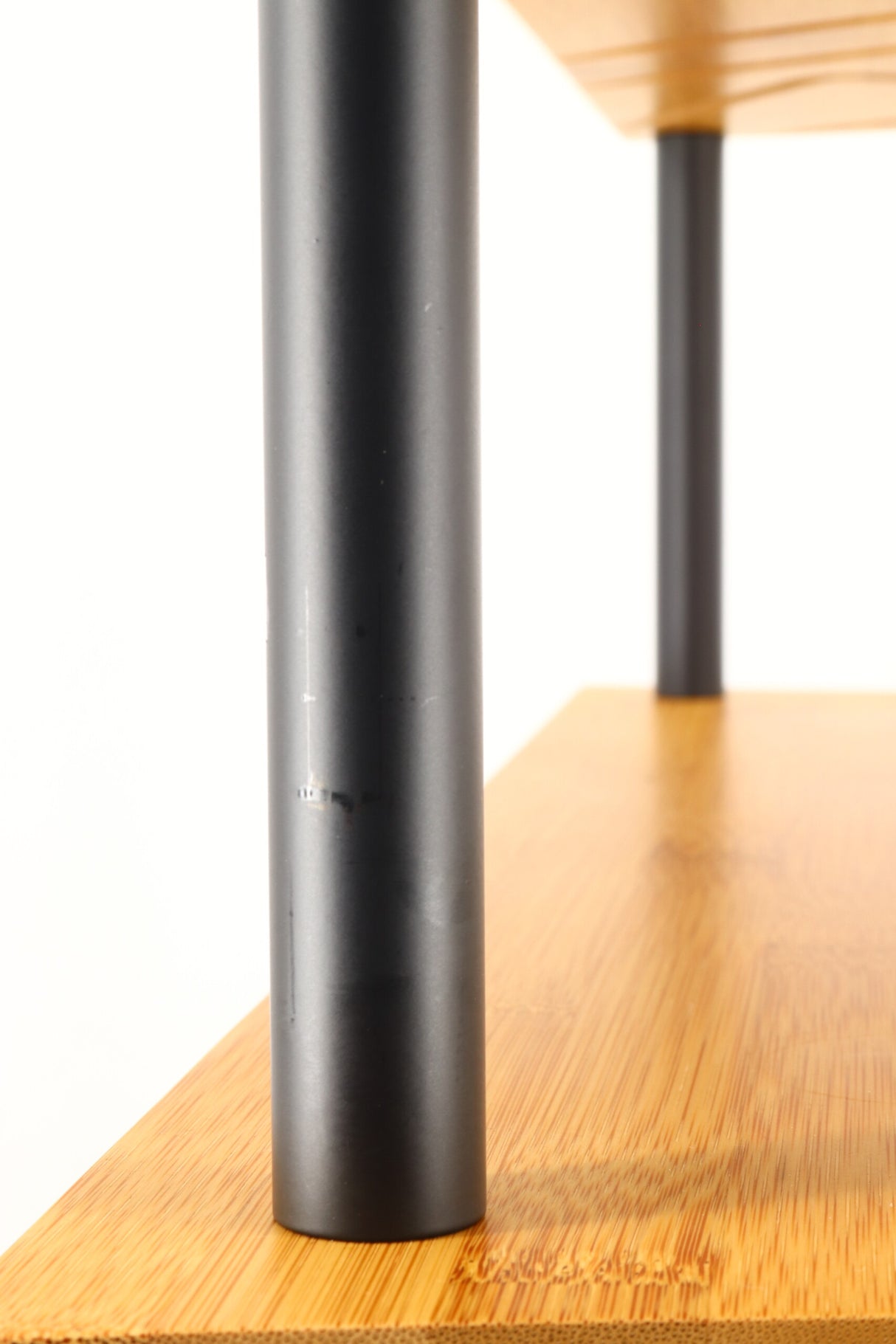 Quadraspire Q4 EVO 5 Shelf Hifi Support - Natural Bamboo / Black Legs