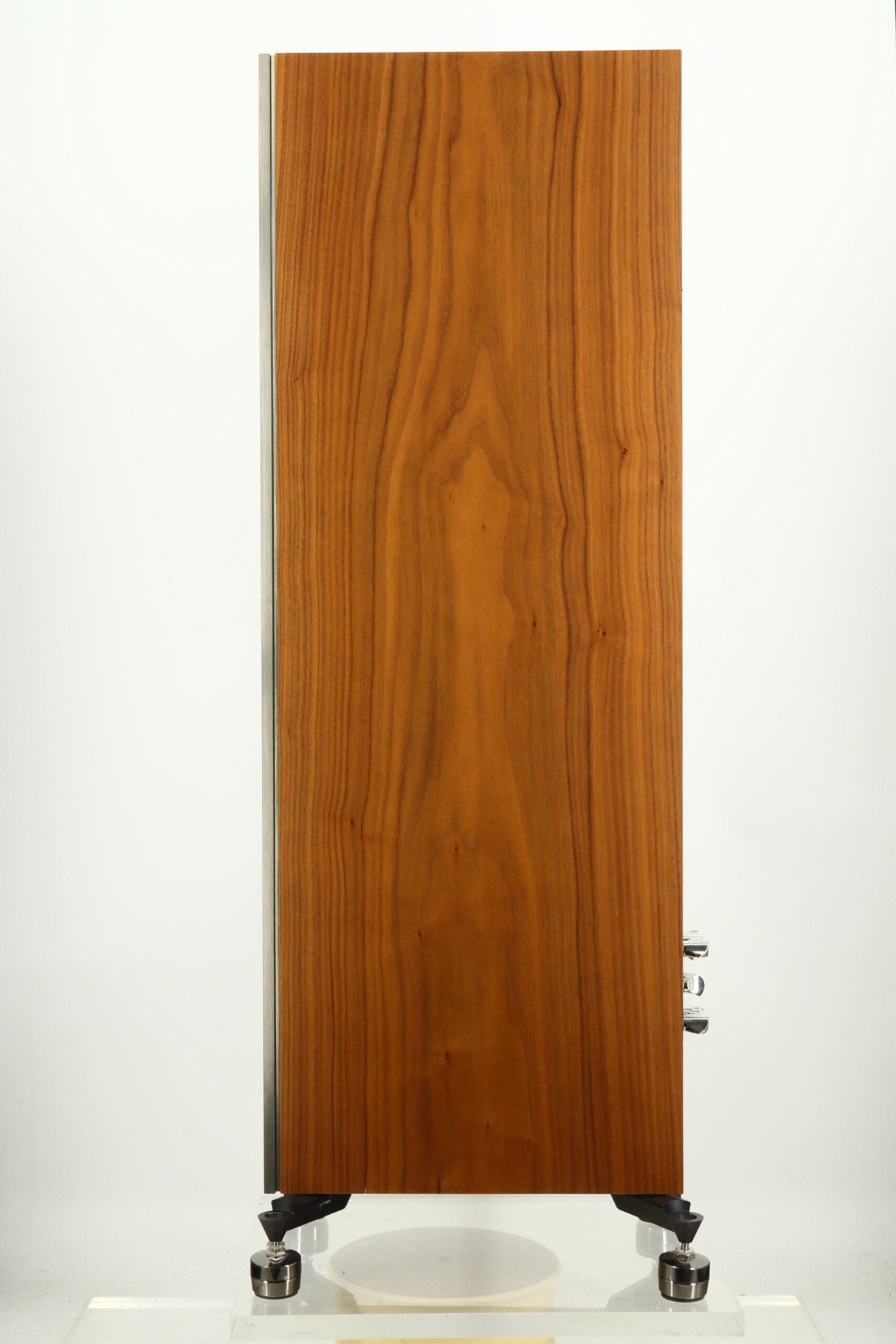 KEF Reference 3 Floorstanding Speakers - Walnut / Gaia II Isolation Feet