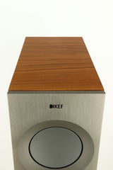 KEF Reference 3 Floorstanding Speakers - Walnut / Gaia II Isolation Feet