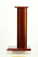 Custom 70cm Speaker Stands - Mahogany