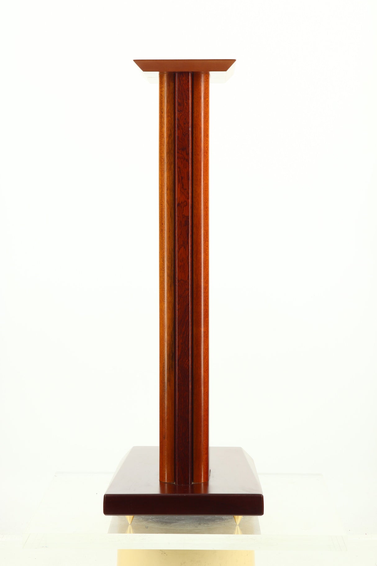 Custom 70cm Speaker Stands - Mahogany