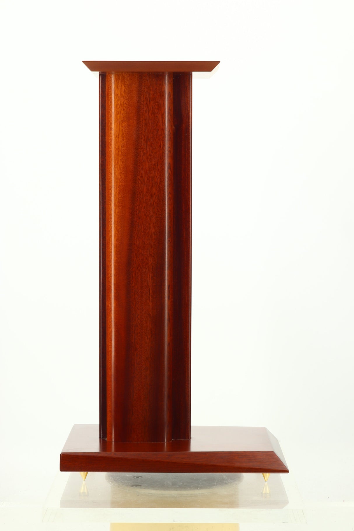 Custom 70cm Speaker Stands - Mahogany
