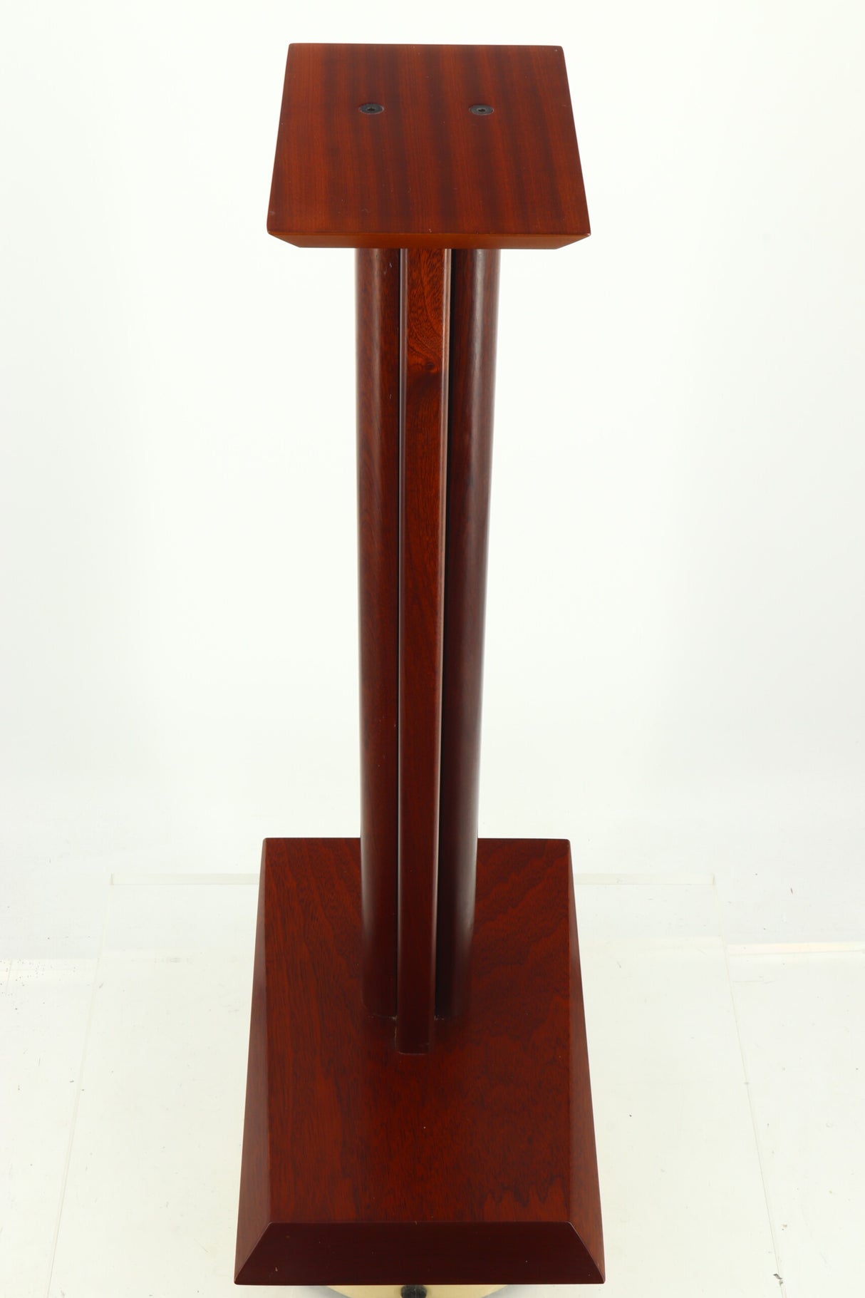 Custom 70cm Speaker Stands - Mahogany