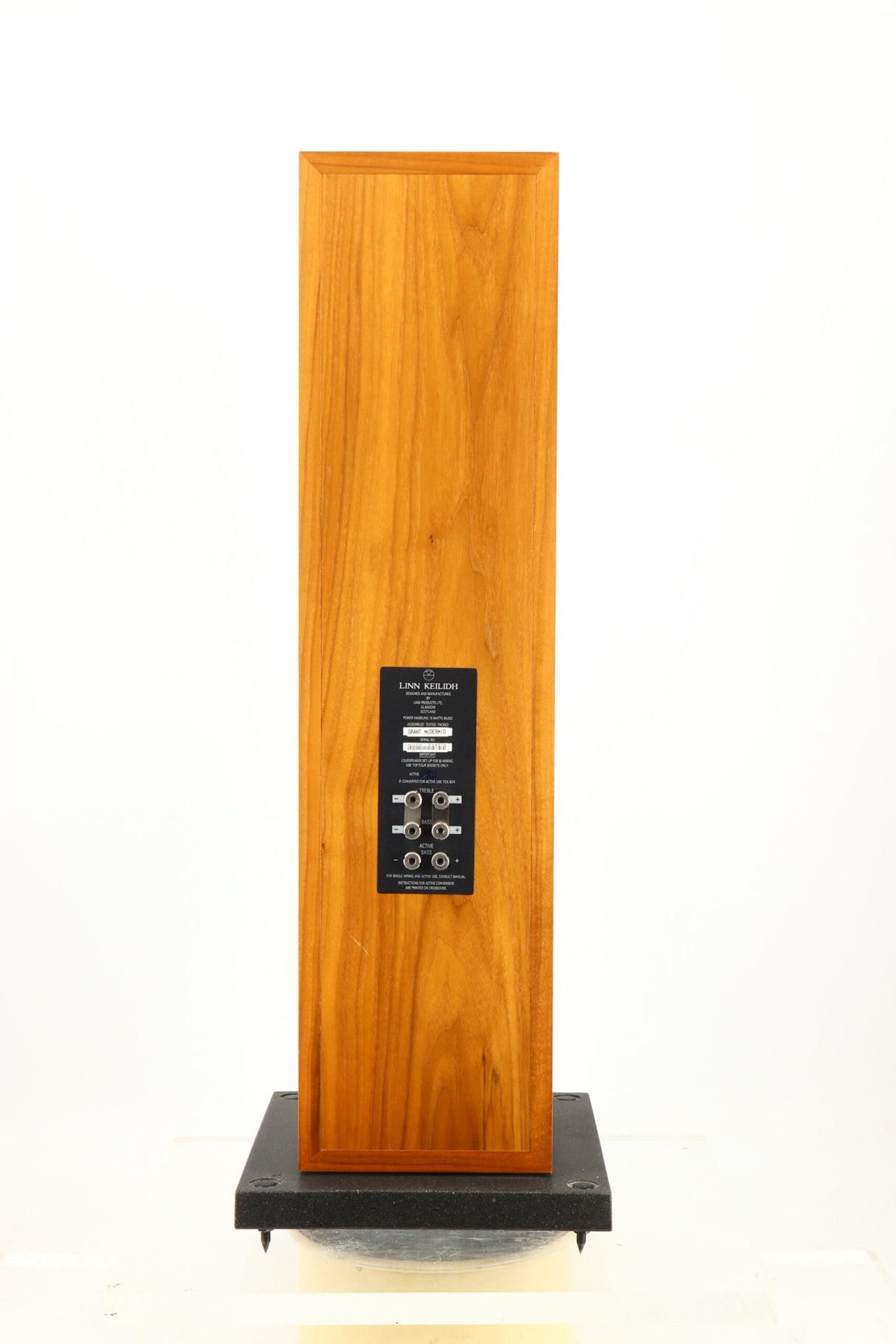 Linn Keilidh Floorstanding Speakers C/W Polymer Stands - Walnut