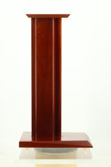 Custom 70cm Speaker Stands - Mahogany