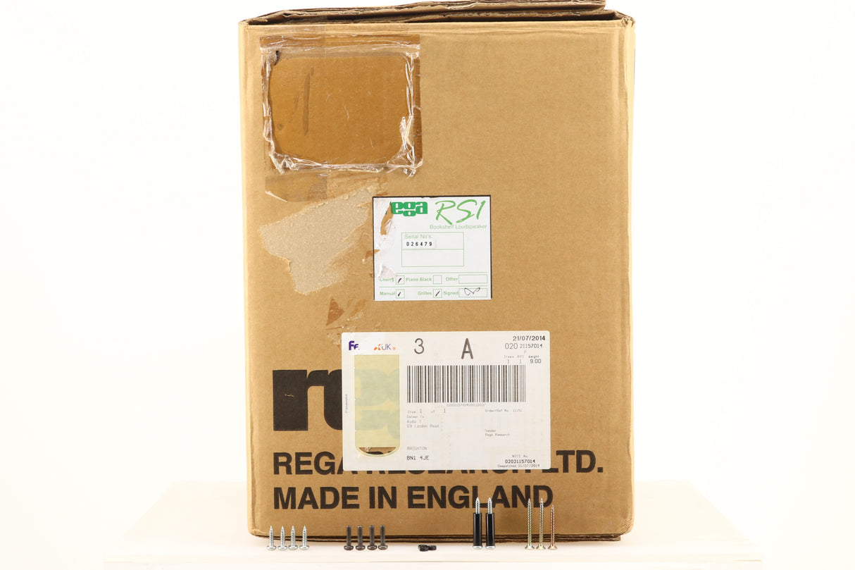 Rega RS1 Standmount Speakers - Cherry