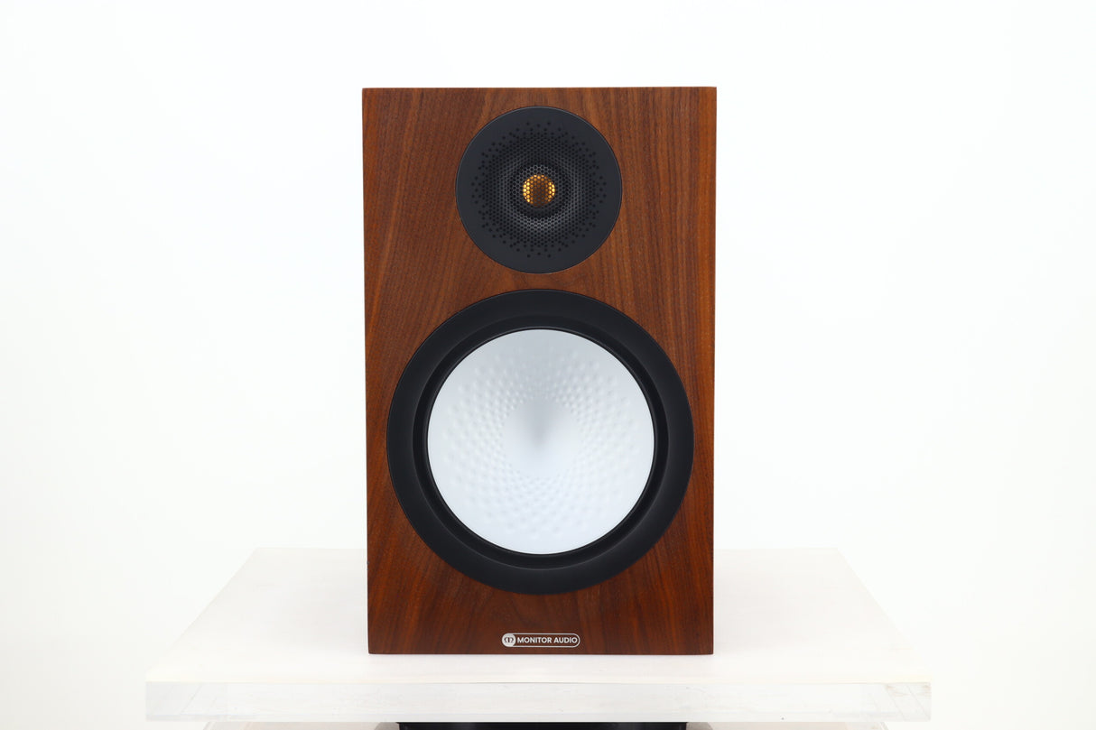 Monitor Audio Silver 100 7G Standmount Speakers - Natural Walnut