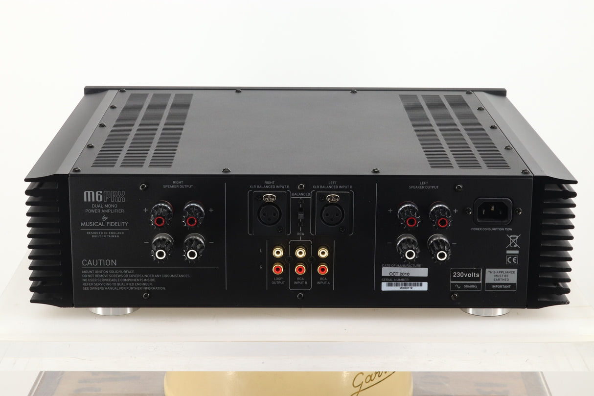 Musical Fidelity M6PRX Power Amplifier - Black