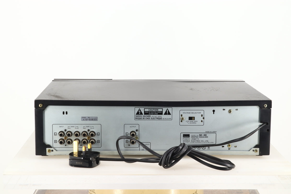 Sansui SE88 Graphic Equalizer - Black