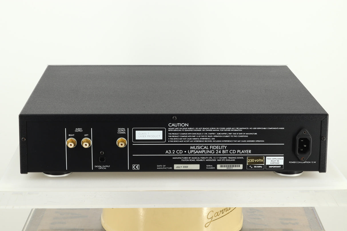 Musical Fidelity A3.2 CD Player